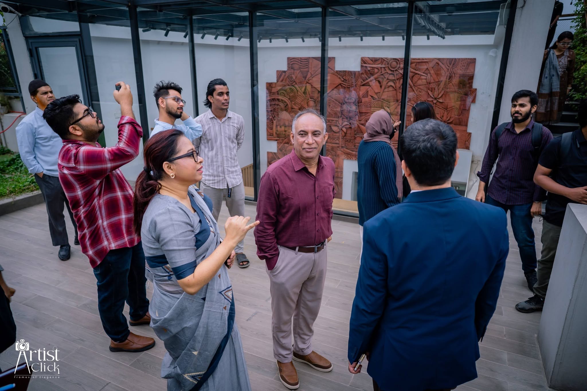 NSU students visits praxis projects