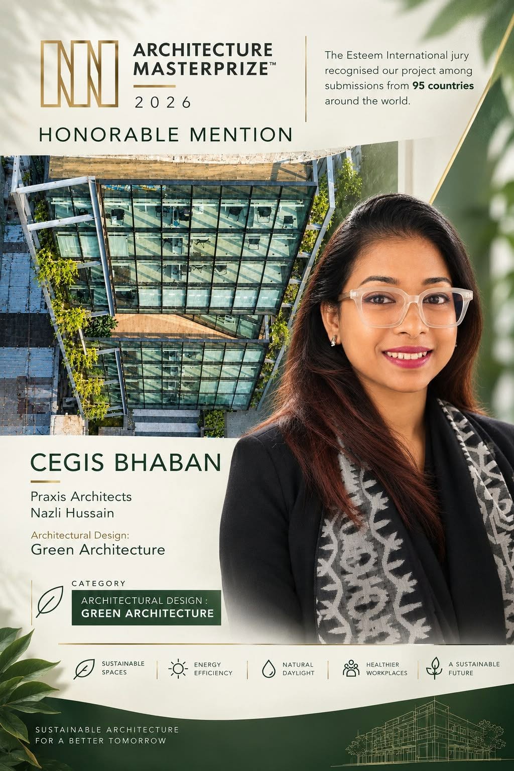 CEGIS Bhaban Recognized at Architecture MasterPrize 2026
