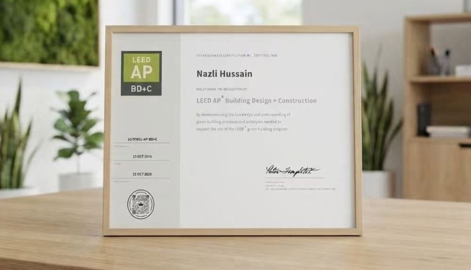 Celebrating Ar. Nazli Hussain’s LEED AP BD+C Renewal